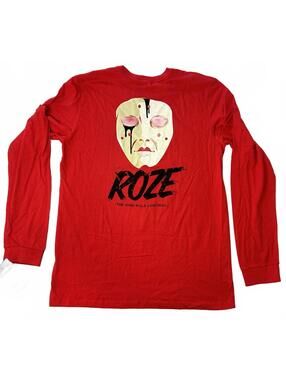 Call Of Duty Roze Red Long Sleeve Graphic Mens Large NWT